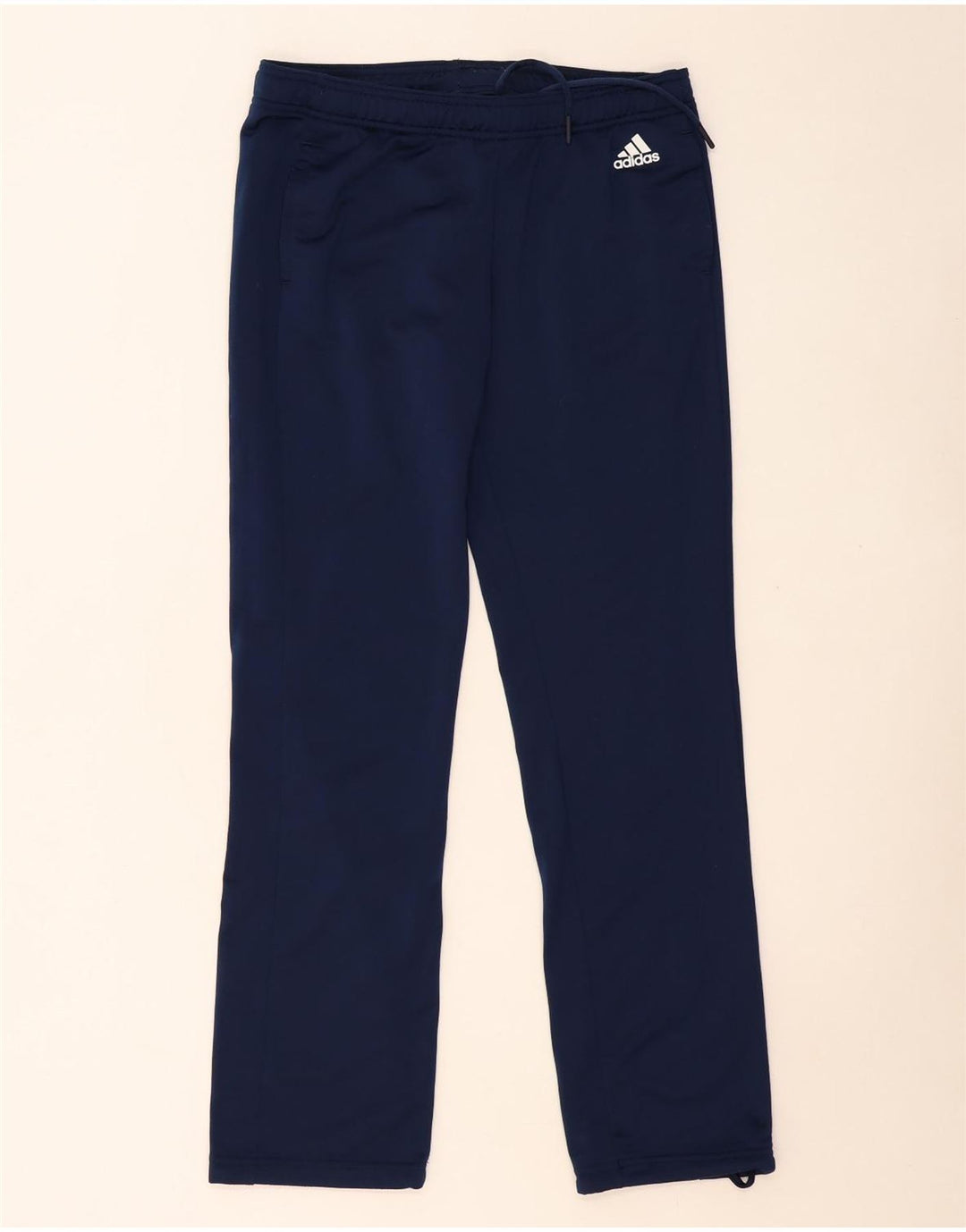 ADIDAS Pantalon de survêtement pour femme UK 14 Large Bleu Marine