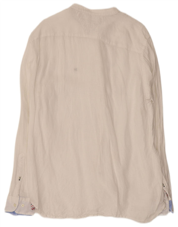 TOMMY HILFIGER Chemise Regular Fit Homme Grand Lin Blanc