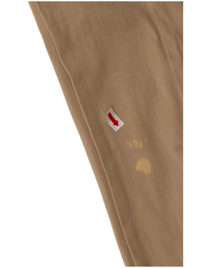 TRUSSARDI Pantalon décontracté droit IT 42 Medium W28 L27 Beige