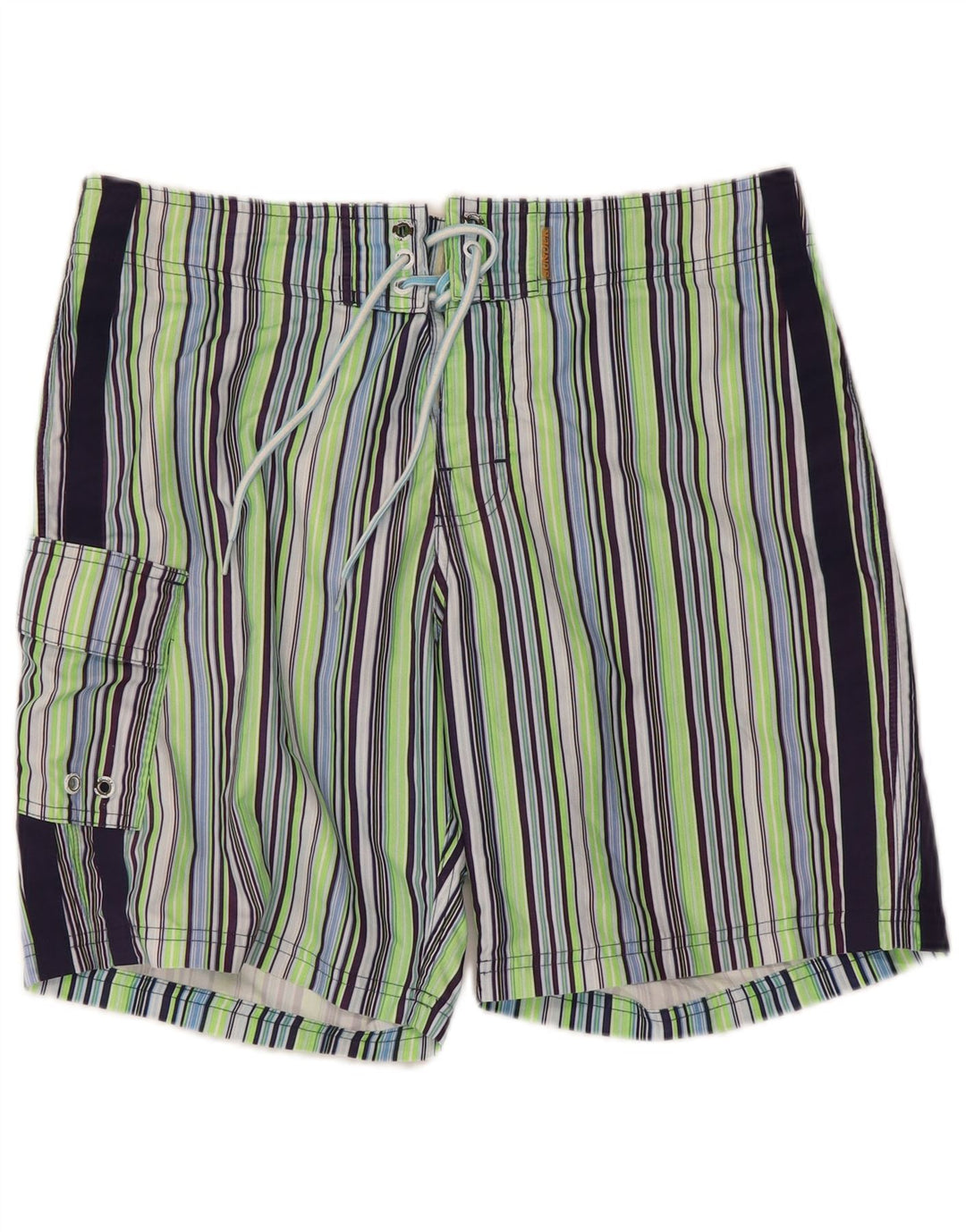 Sundek Short de bain homme moyen rayé multicolore