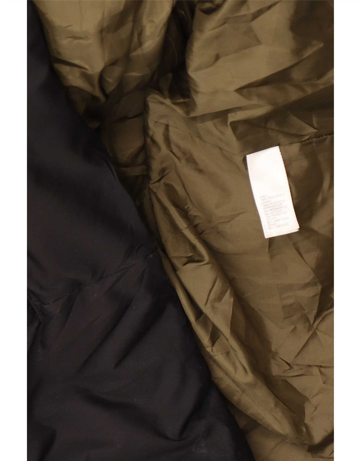 Gap Veste matelassée à capuche pour femme UK 44 Medium Noir Polyester