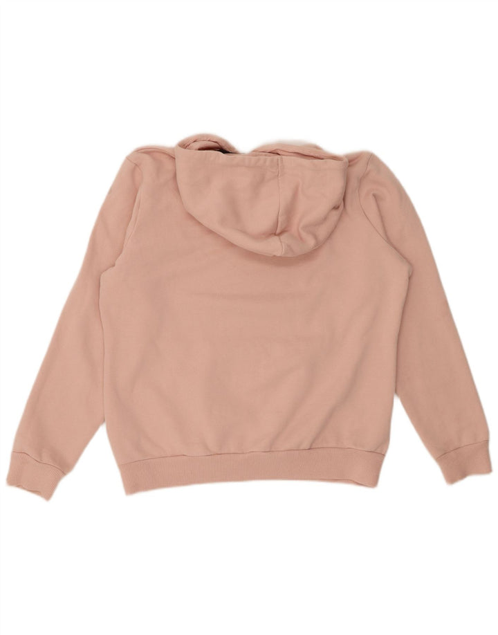 PUMA Pull à capuche surdimensionné pour femme UK 10 Petit Rose Coton