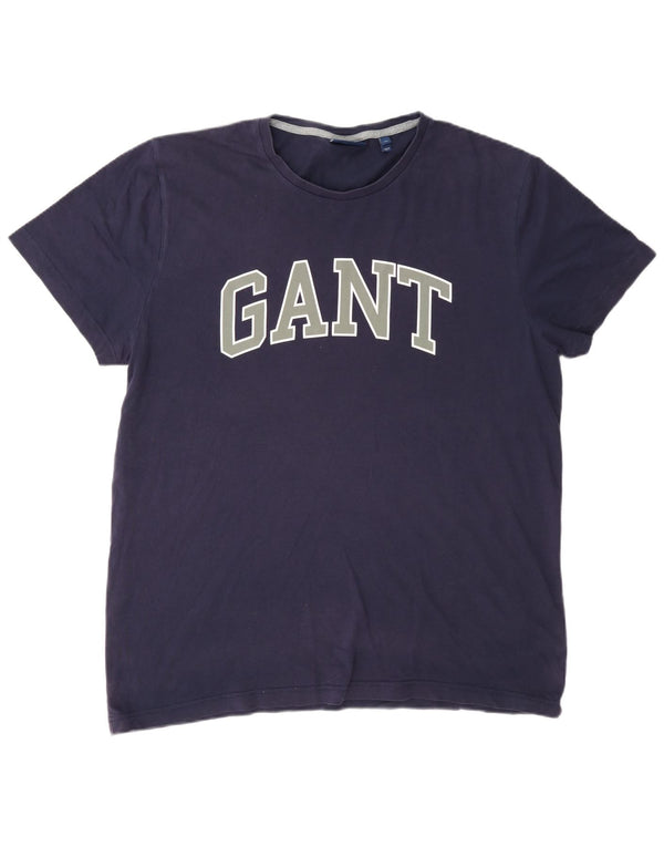 Gant Homme Graphic T-Shirt Top XL Bleu Marine Coton