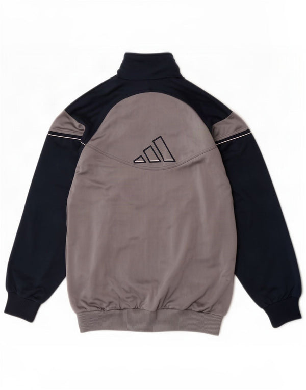 Adidas Veste de survêtement graphique pour homme UK 32/34 XS Gris Colorblock