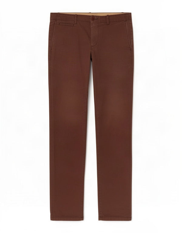 Gap Pantalon Chino Slim Homme W34 L34 Marron Coton
