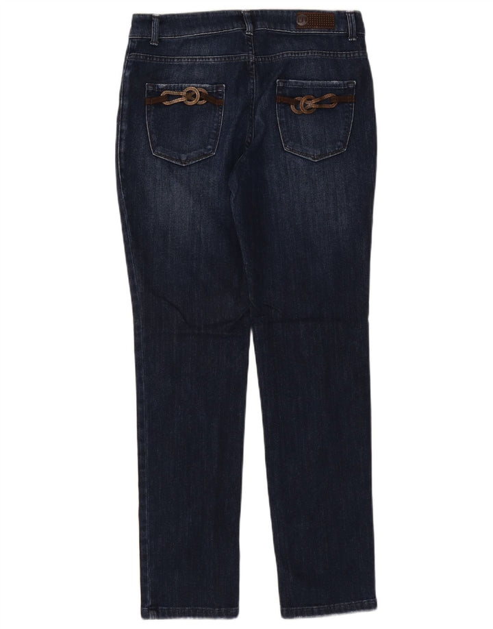 TRUSSARDI Femme Jean Slim W29 L30 Bleu Marine Coton