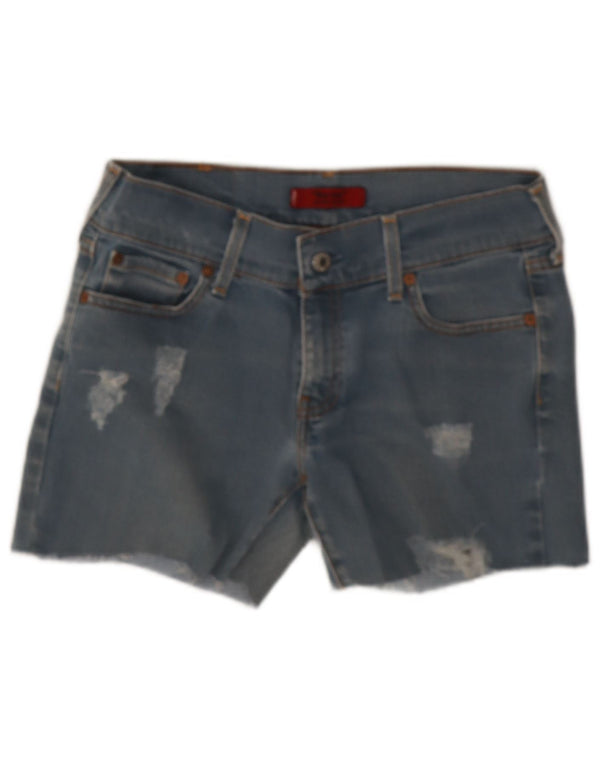 Levi's Short 559 Distressed Denim W32 Large Femme Bleu Coton