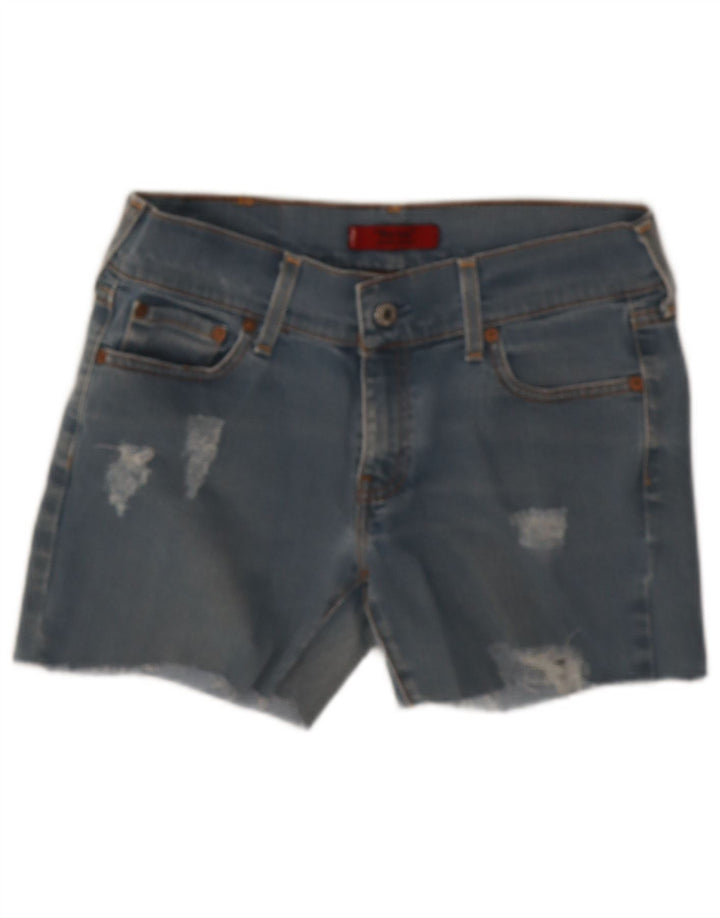 Levi's Short 559 Distressed Denim W32 Large Femme Bleu Coton