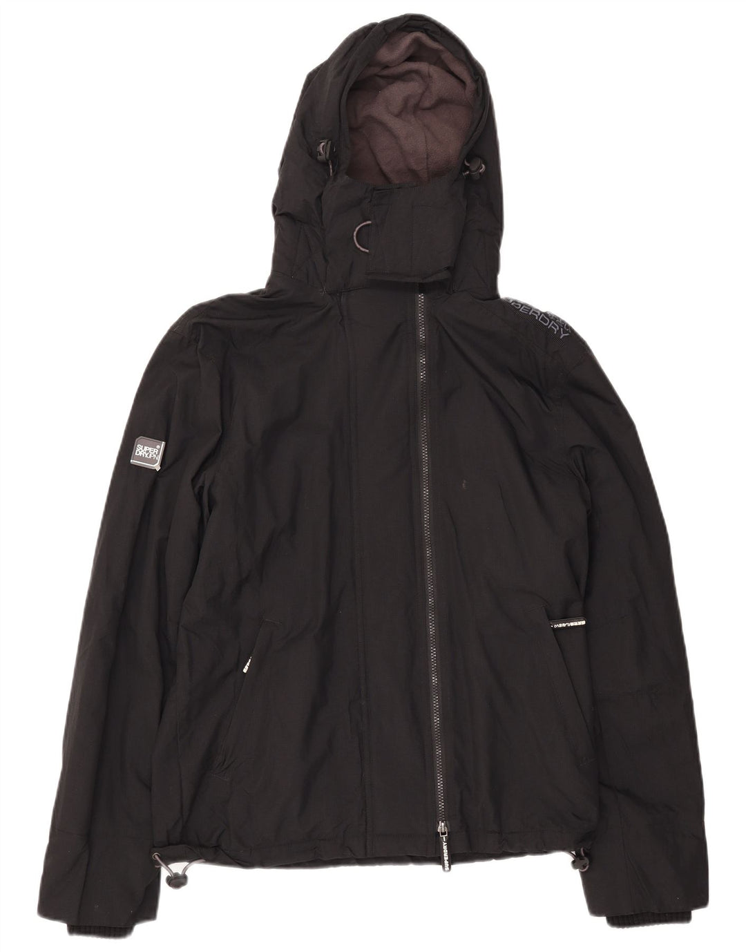 SUPERDRY Veste coupe-vent graphique Windcheater pour homme UK 38 Medium Noir