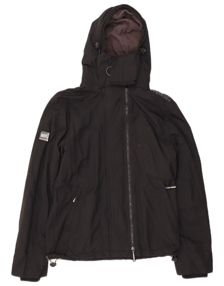 SUPERDRY Veste coupe-vent graphique Windcheater pour homme UK 38 Medium Noir