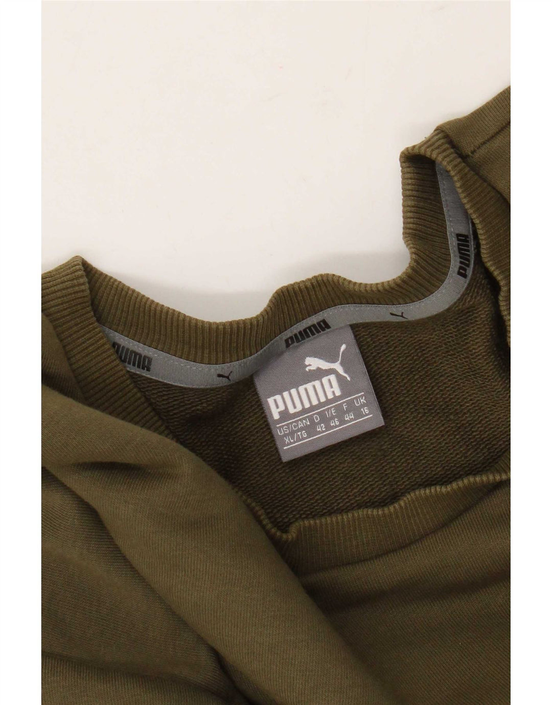 Puma Sweat-shirt graphique pour femme UK 16 Large Kaki