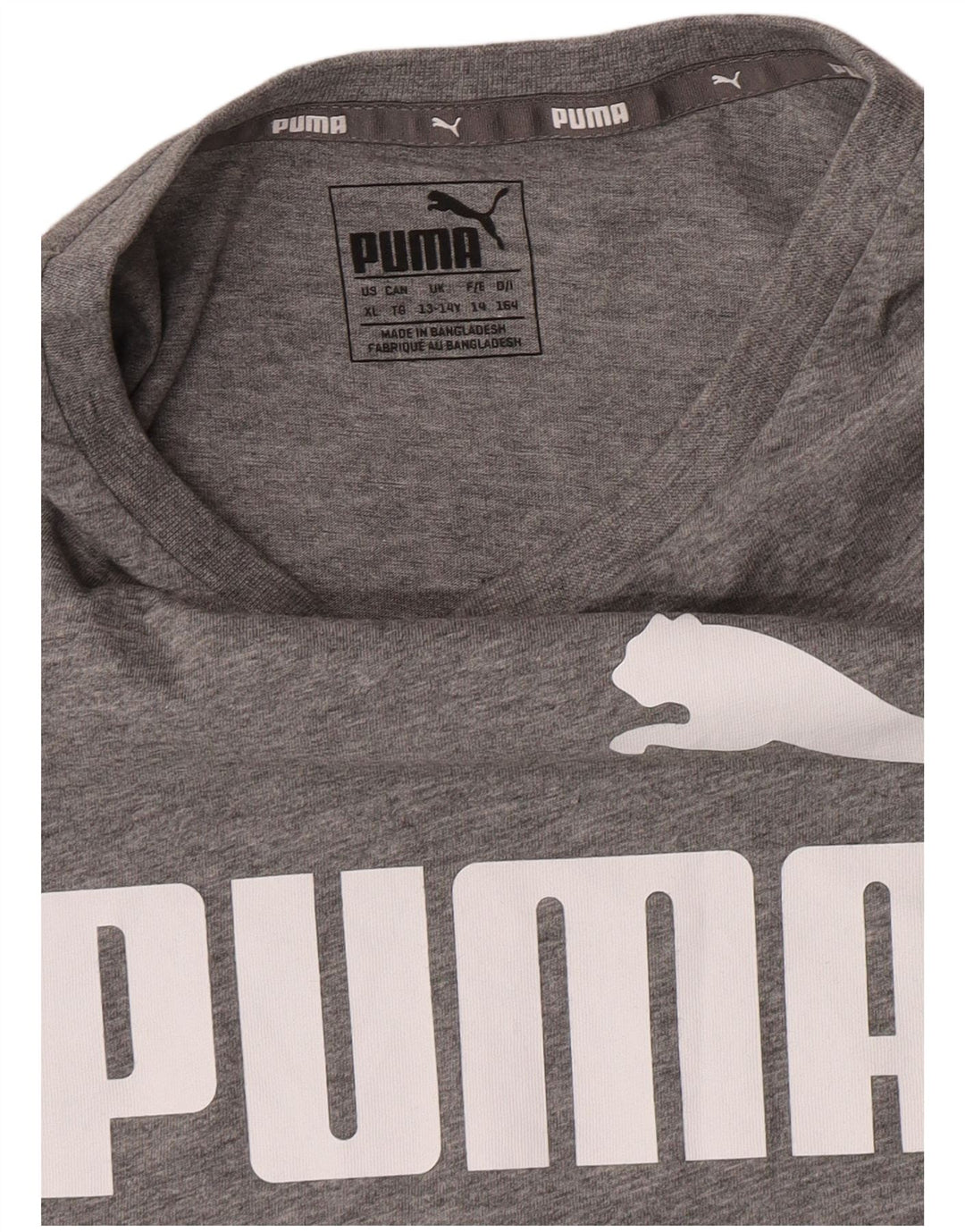 Puma Débardeur Graphique Garçon 13-14 ans Gris Moucheté