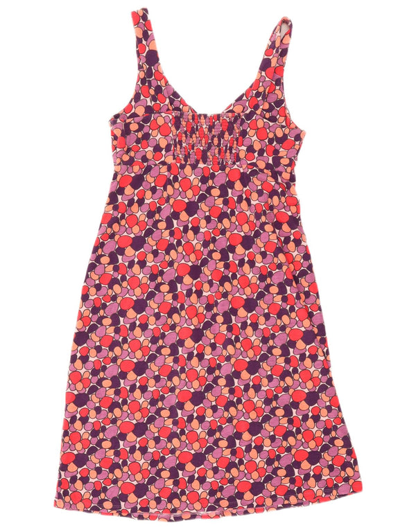 Robe trapèze sans manches Boden pour femme UK 42, motif floral multicolore moyen