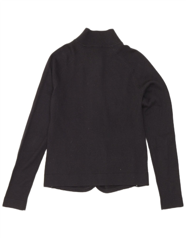 Armani Jeans Cardigan court pour femme IT 40 Small Noir