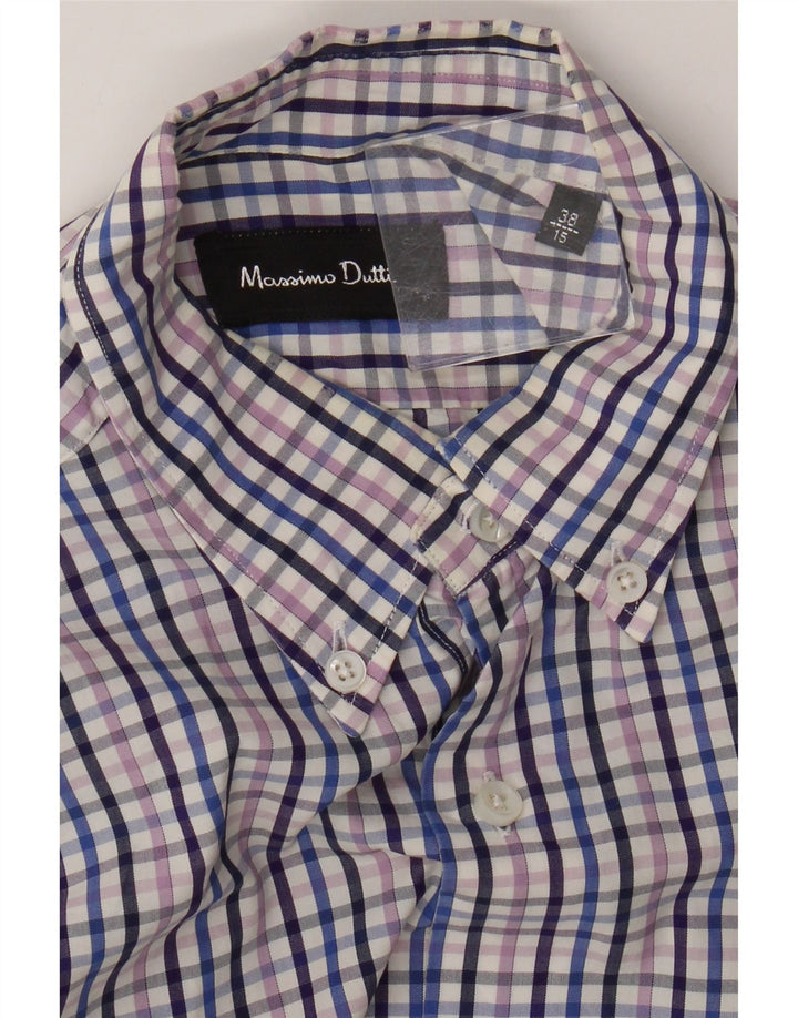 Massimo Dutti Chemise Homme Taille 38 15 Medium Multicolore Check