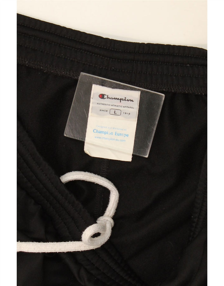 Champion Pantalon De Survêtement Homme Large Noir Colorblock Polyester