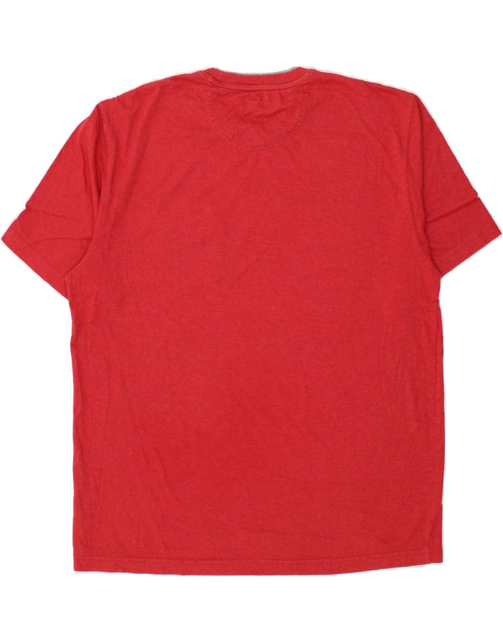 IZOD Mens Salt Water T-Shirt Top Large Red Cotton Vintage Izod and Second-Hand Izod from Messina Hembry 