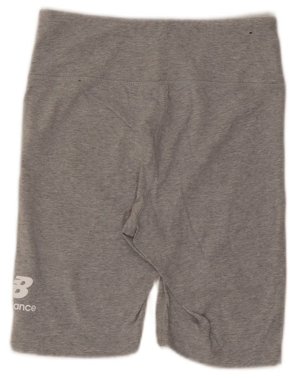 New Balance Short de sport pour femme UK 8 Small Gris Coton