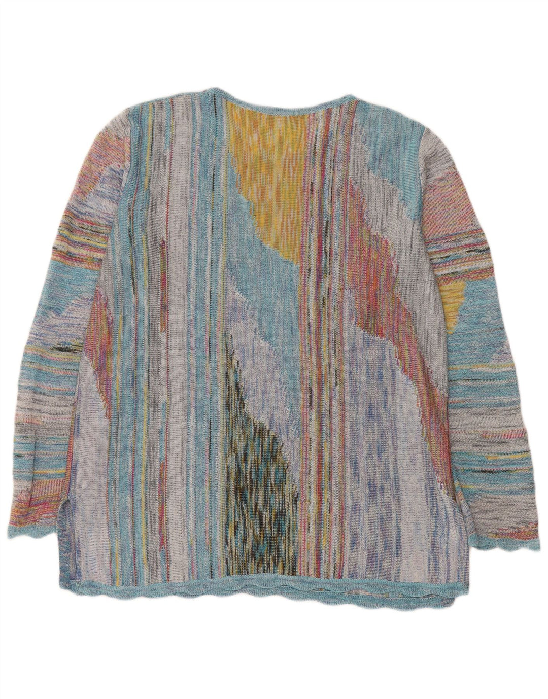 MARCAZZANI Pull ras du cou pour femme UK 16 Large Multicolore