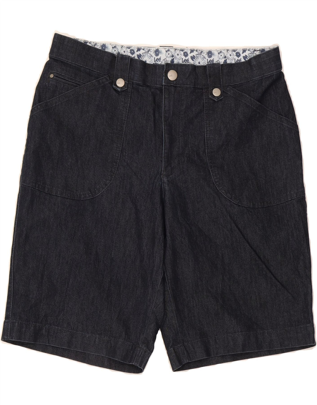 LEE Womens Denim Shorts US 12 Large W34 Navy Blue Cotton Vintage Lee and Second-Hand Lee from Messina Hembry 