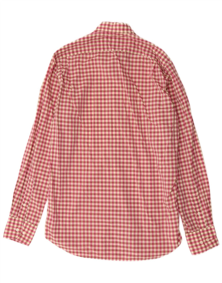 Massimo Dutti Chemise Homme Petit Carreau Rose