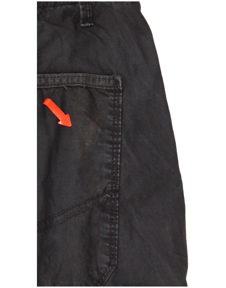 Calvin Klein Short cargo pour hommes W36 Grand coton noir