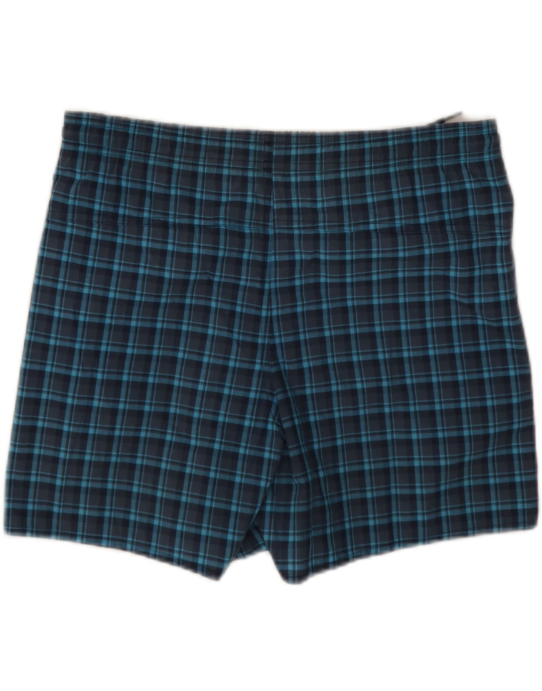 Adidas Short de bain homme petit bleu marine à carreaux en polyester
