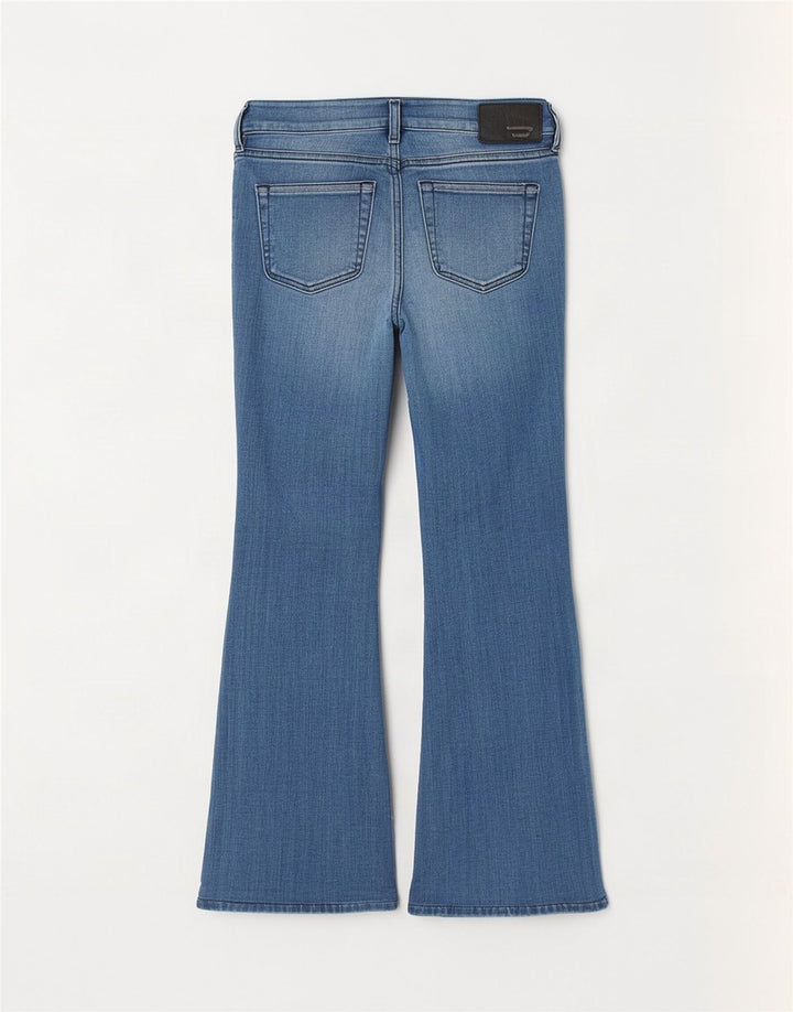 Jean évasé Femme Diesel W26 L30 Bleu Coton