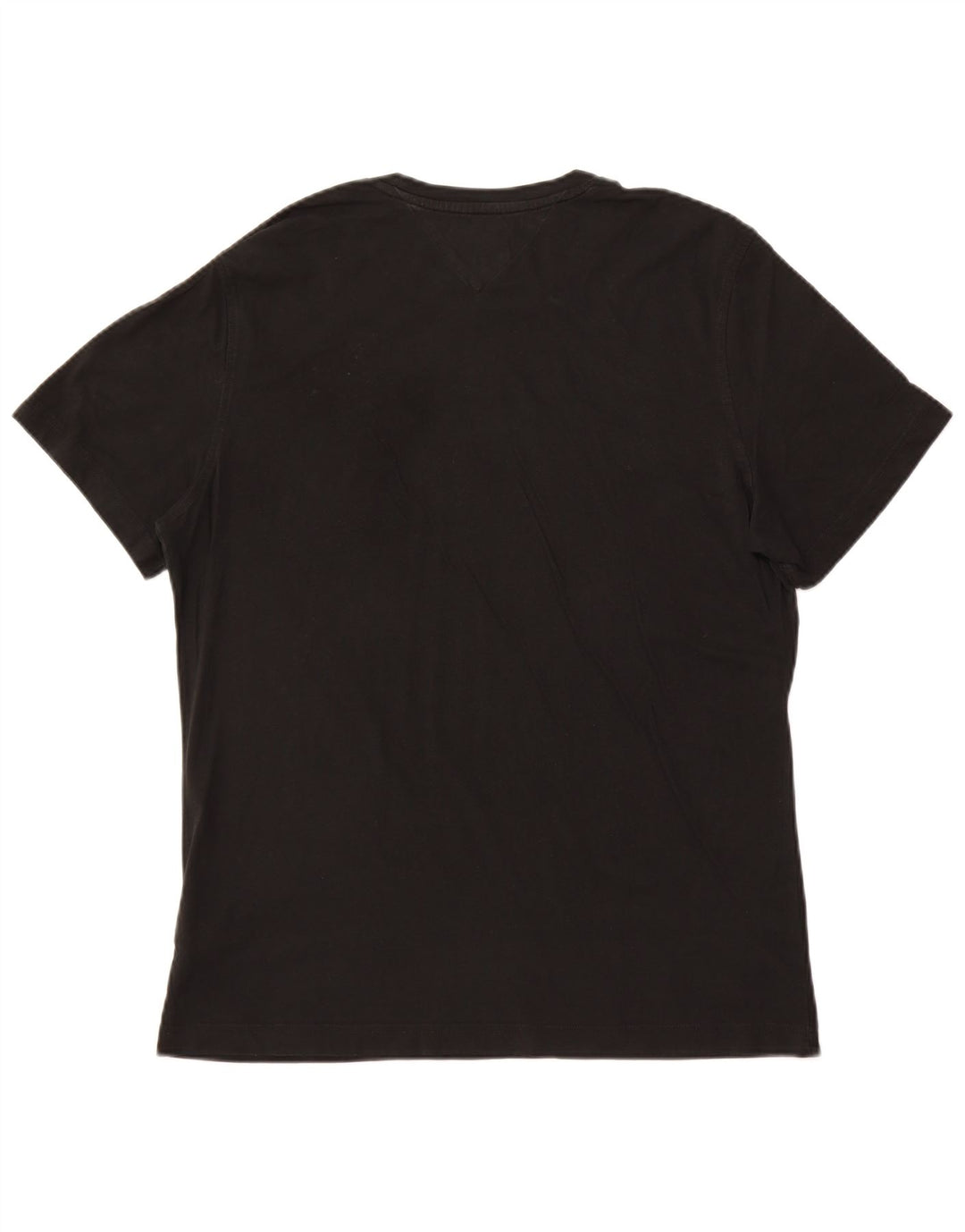 TOMMY HILFIGER T-Shirt Homme Top XL Noir Coton