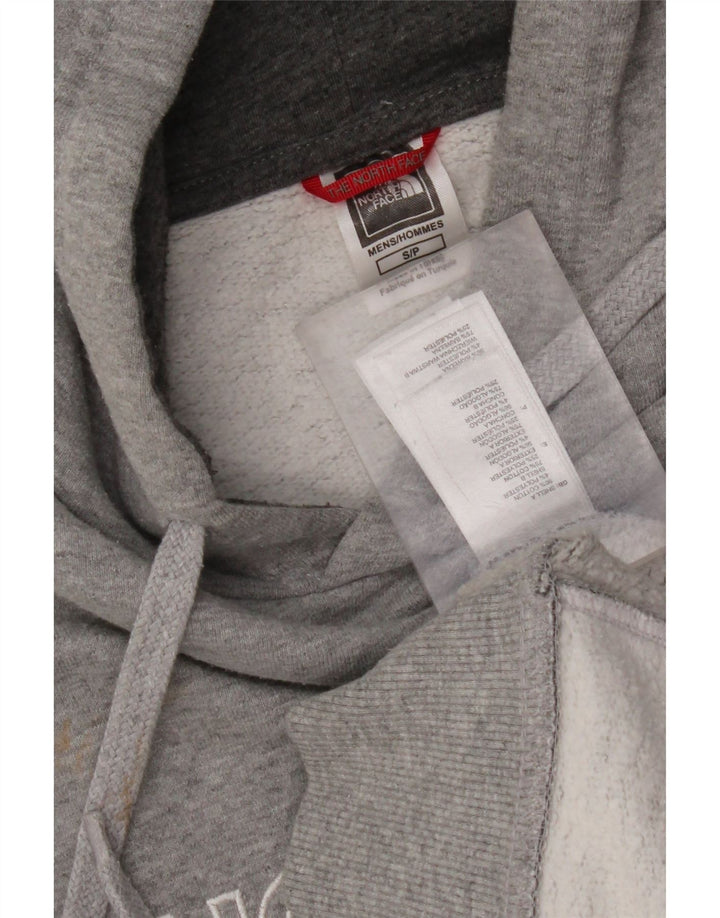 THE NORTH FACE Pull à capuche graphique pour homme Petit coton color block gris