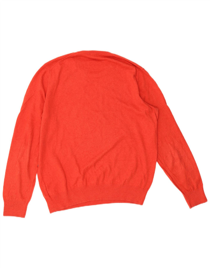 Gap Pull à col rond pour homme en coton rouge Large