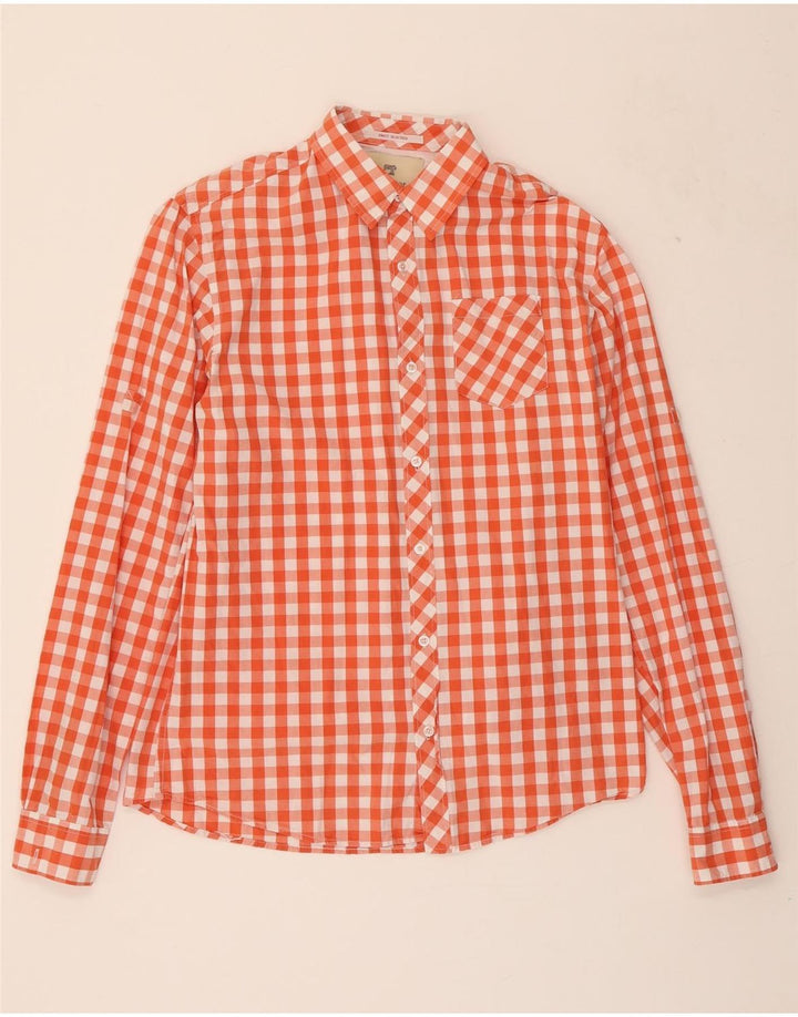 SCOTCH & SODA Mens Shirt Medium Red Gingham Cotton Vintage Scotch & Soda and Second-Hand Scotch & Soda from Messina Hembry 