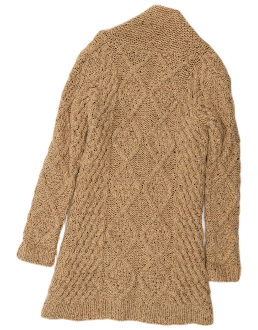 MAISON SCOTCH Cardigan tricoté à la main pour femme US 4 Small Beige