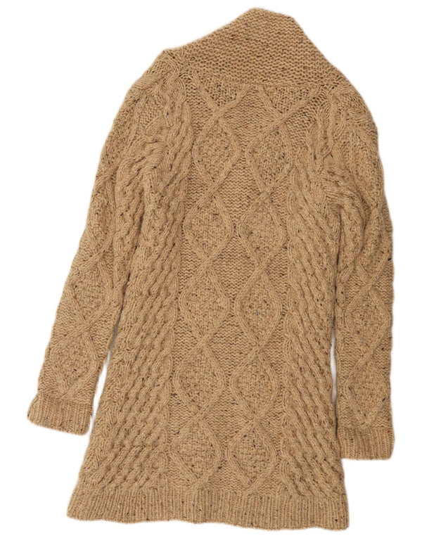MAISON SCOTCH Cardigan tricoté à la main pour femme US 4 Small Beige