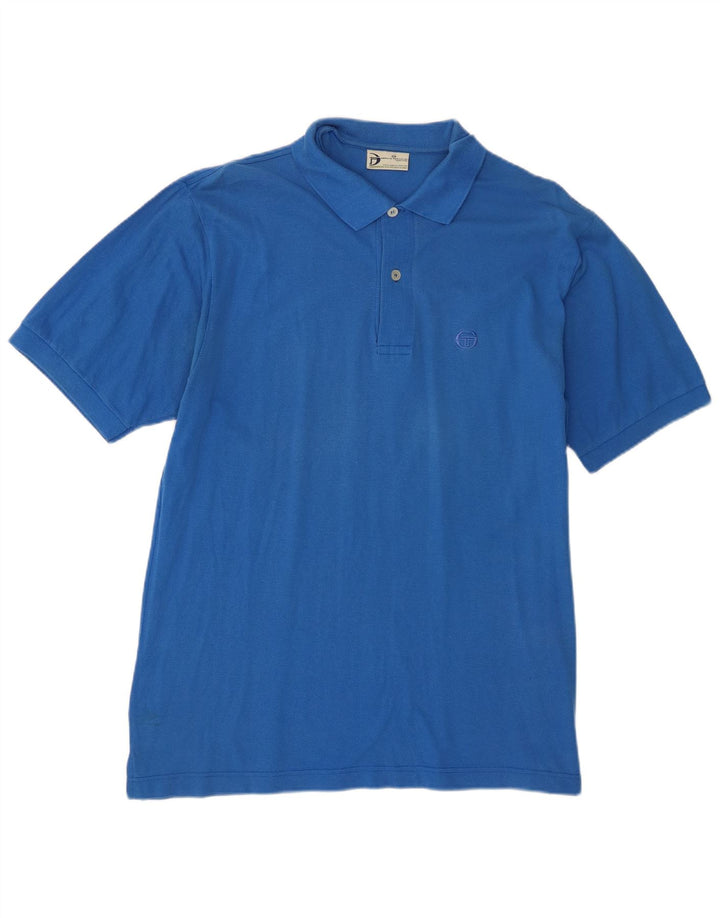 Sergio Tacchini Polo Homme IT 50 Bleu Moyen Coton