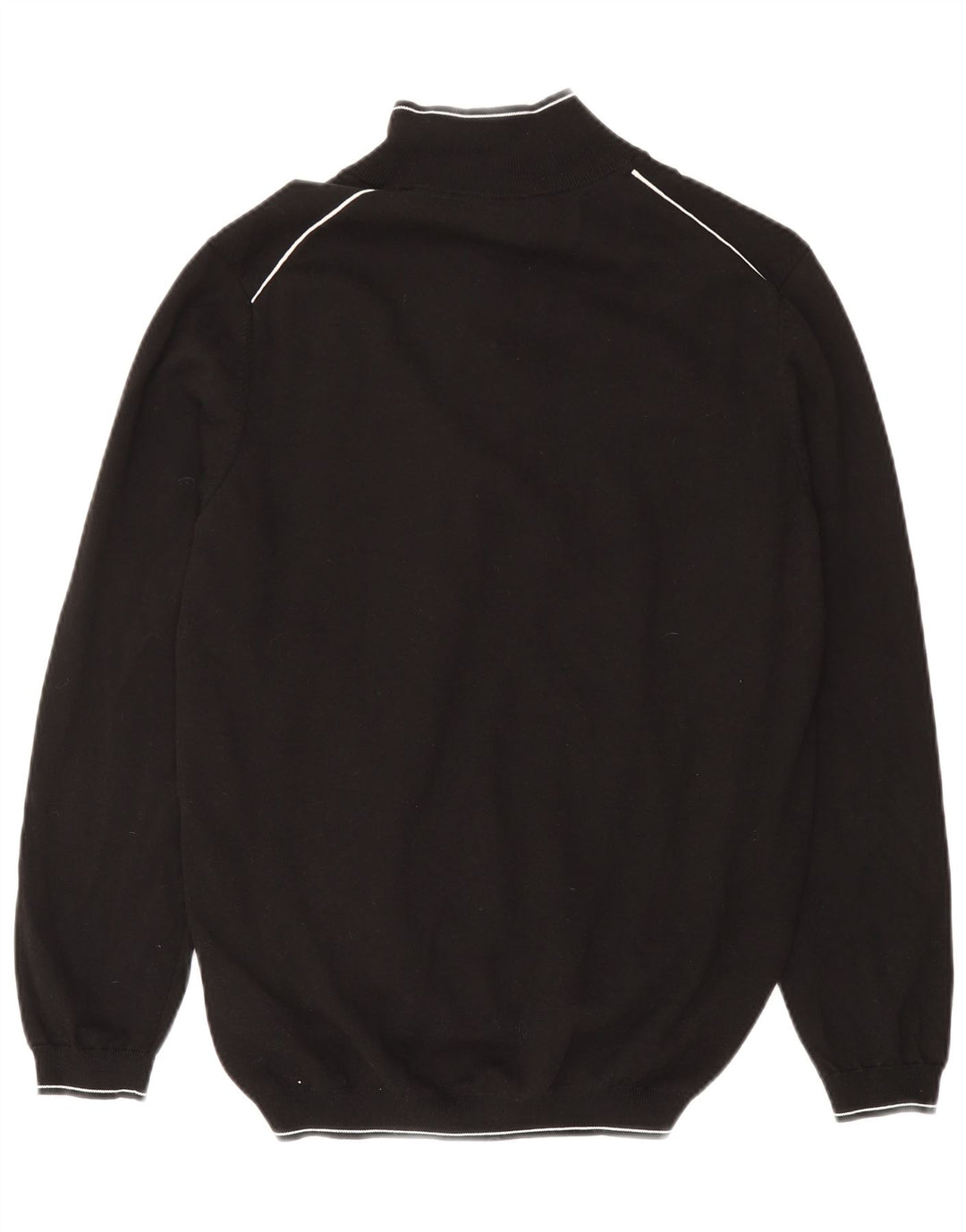 Hugo Boss Pull à col zippé pour homme 2XL Coton noir