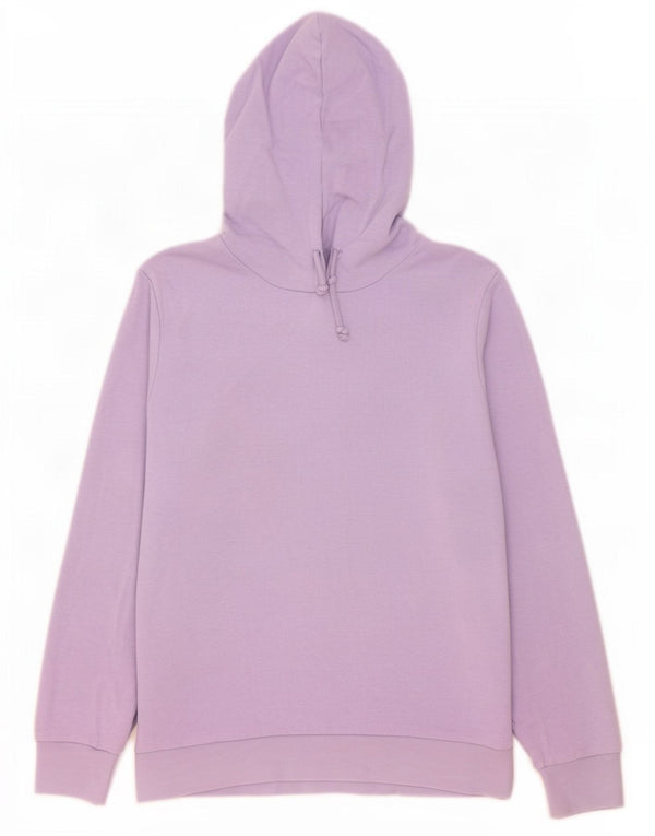 Marks & Spencer Pull à capuche pour femme UK 12 Coton violet moyen