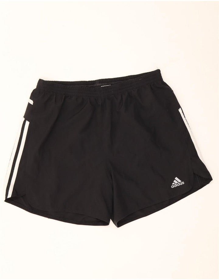Adidas Short de sport Climalite pour homme, grand, noir, polyester