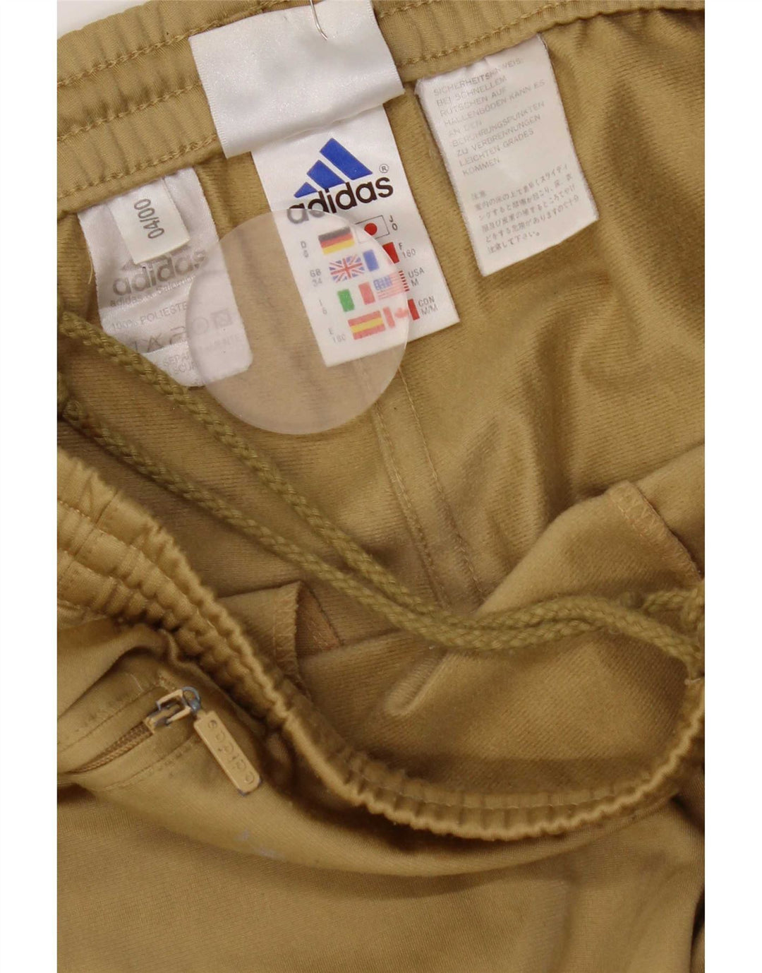 Adidas Pantalon de Survêtement Graphique Homme Kaki Moyen Polyester