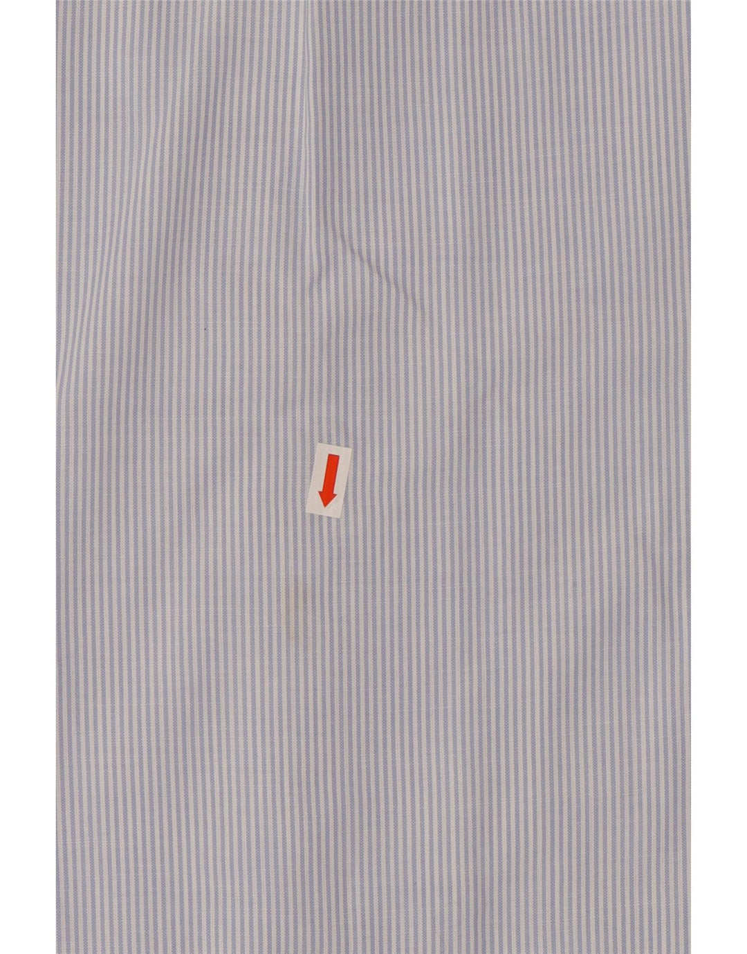 JINGLERS Mens Shirt Size 38 Medium Blue Pinstripe Polyester Vintage Jinglers and Second-Hand Jinglers from Messina Hembry 