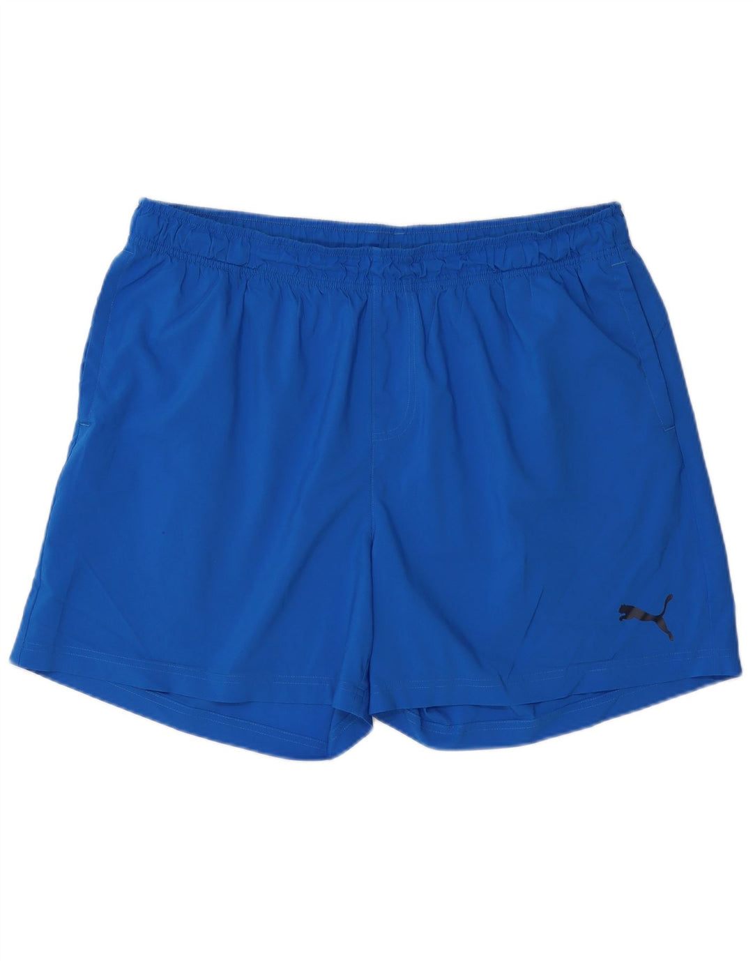 Puma Short de sport pour homme 2XL Bleu Polyester