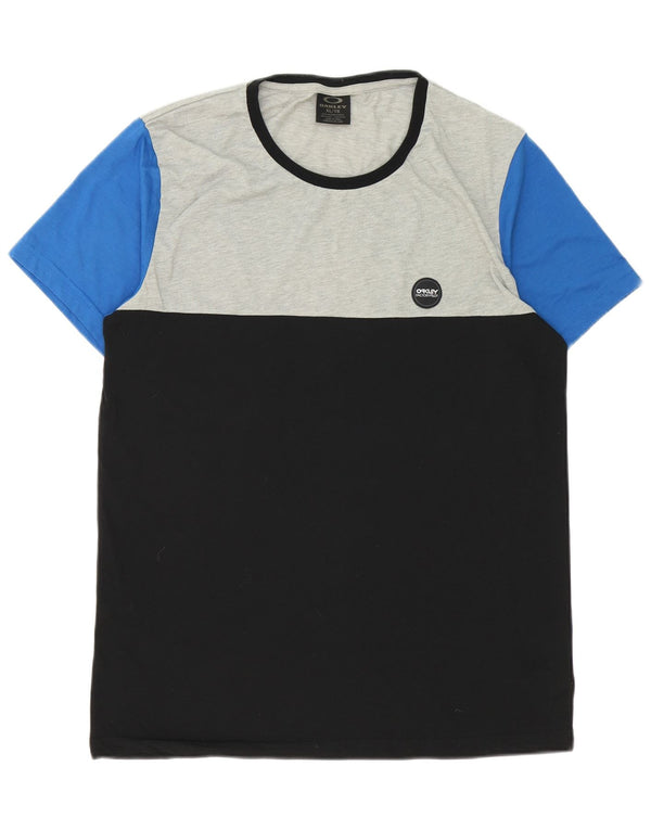 Oakley T-Shirt Homme Top XL Noir Colourblock Polyester
