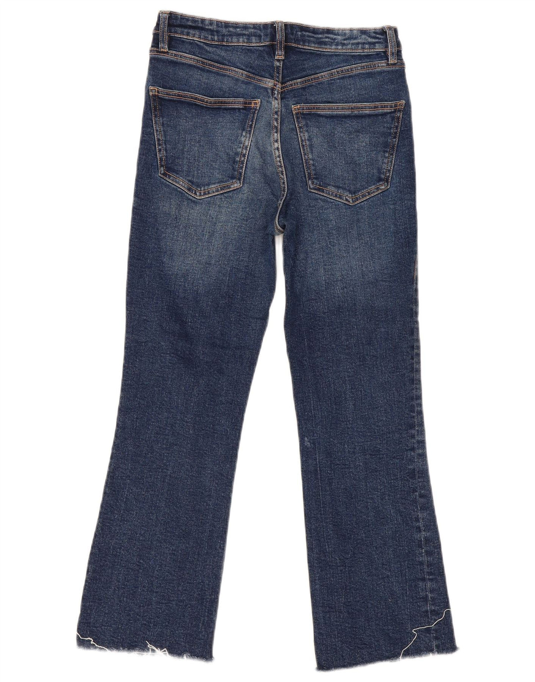 Zara Jean Bootcut Femme EU 36 XS W26 L25 Bleu Marine