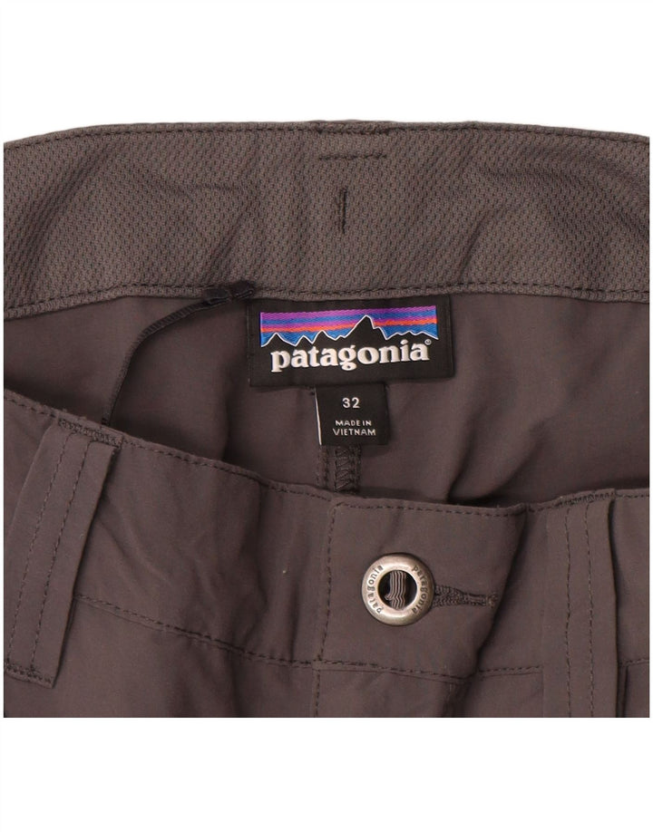 Patagonia Pantalon Cargo Slim Randonnée Femme W32 L31 Gris Polyamide