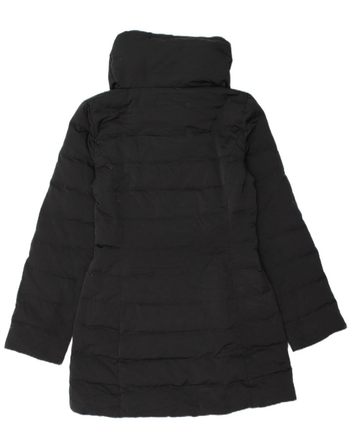 Zara Manteau matelassé surdimensionné pour femme UK 6 XS Noir