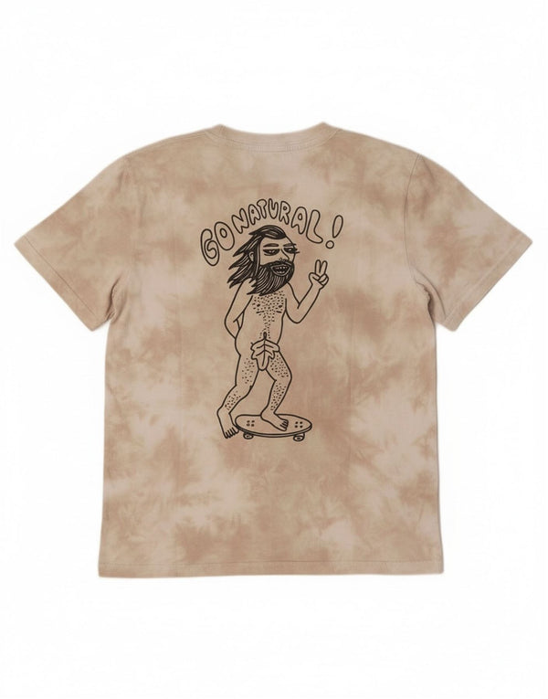 Element T-shirt graphique coupe régulière pour homme XS en coton beige tie-dye