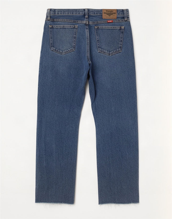 Wrangler Jean droit homme W31 L27 bleu coton
