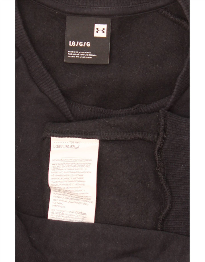 Under Armour Sweat-shirt pour homme en coton bleu marine Taille L