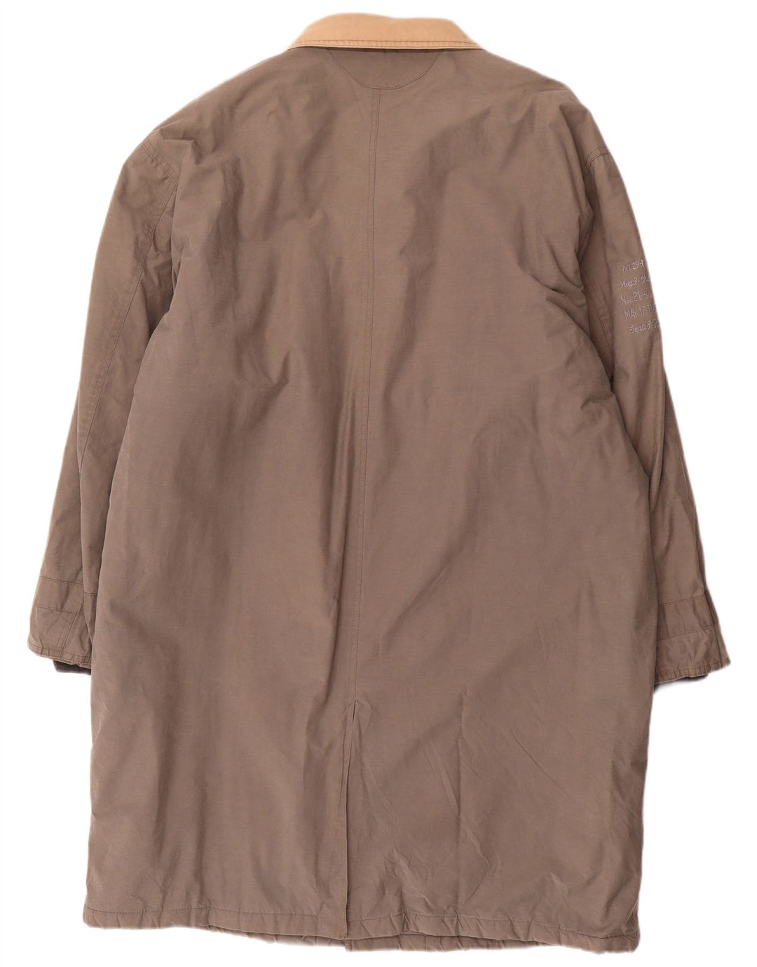 manteau rembourré vintage pour homme UK 42 XL Coton Gris
