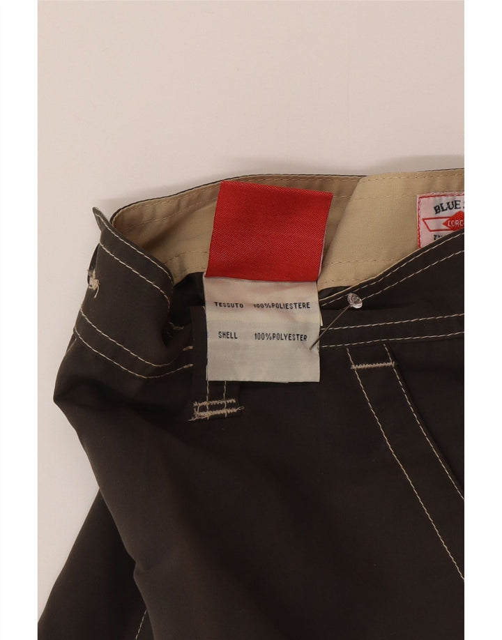 Short cargo bleu côté homme grand W34 gris polyester